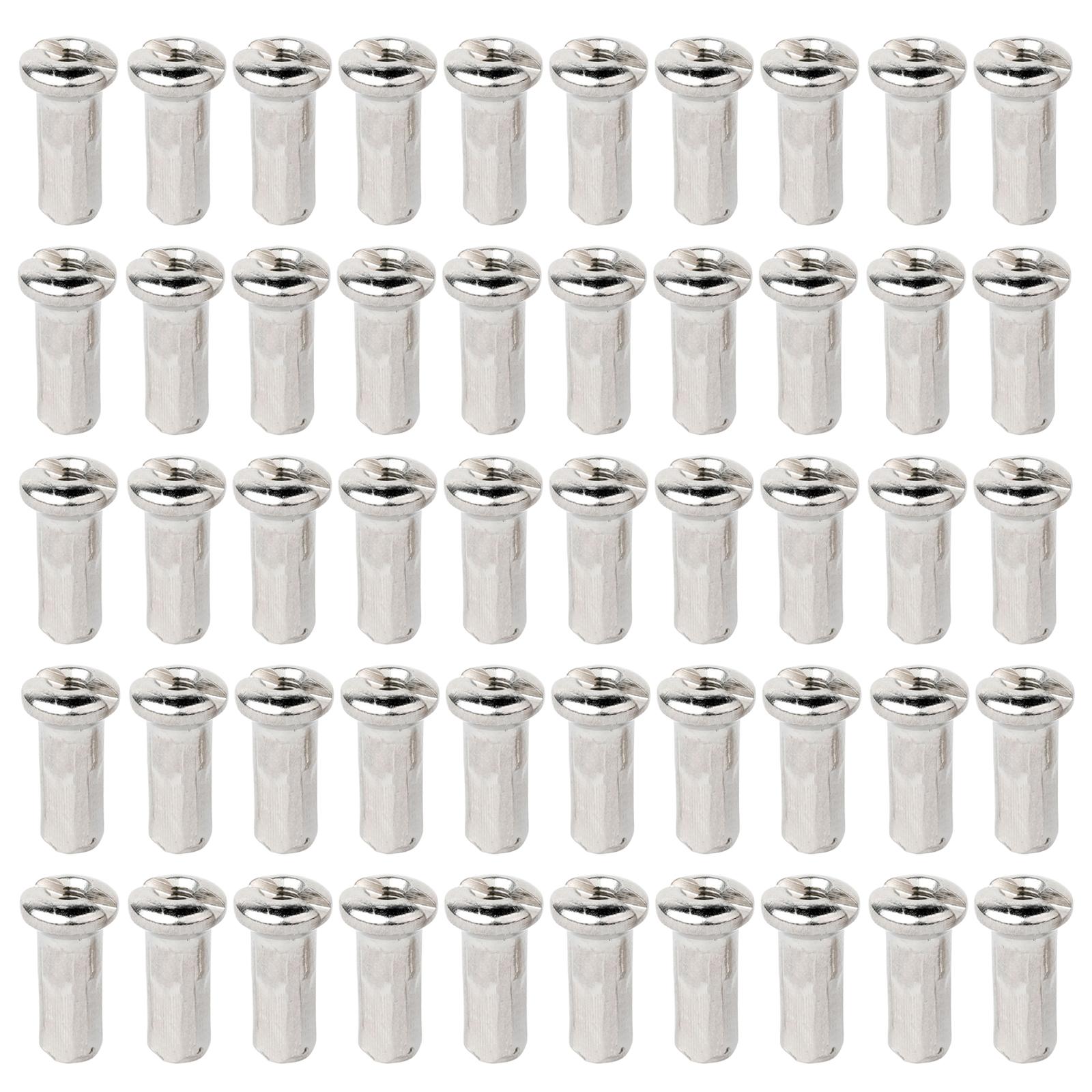 Spoke Nipple Brass - ชุดอุปกรณ์บำรุงรักษา ประกอบด้วย นิปเปิลซี่ลวดทองเหลือง ฝาครอบล้อ และตัวป้องกันขอบล้อ สำหรับการปรับแต่งและซ่อมแซมจักรยานเสือภูเขา