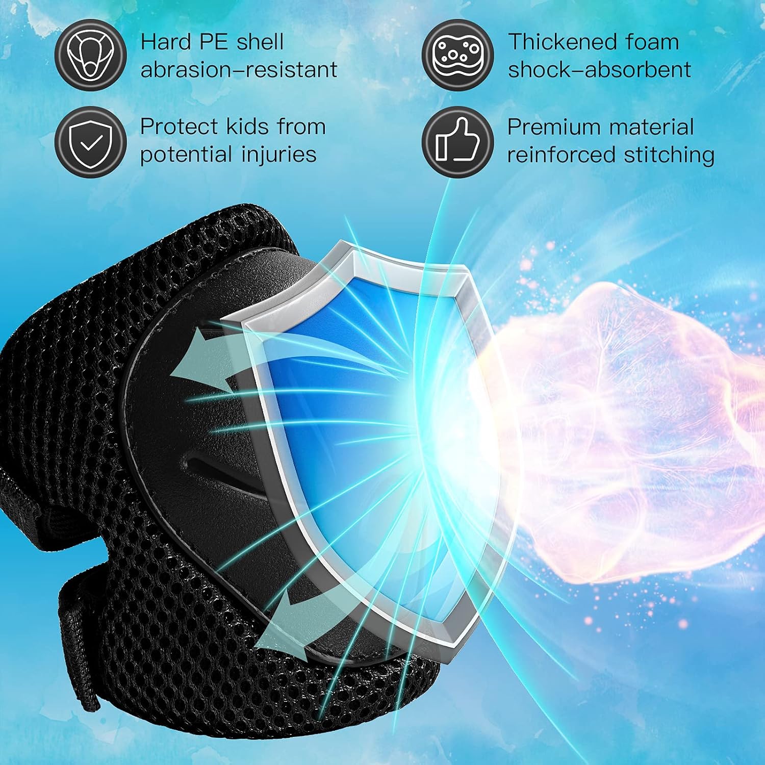 ชุดอุปกรณ์ป้องกันสำหรับเด็ก 6  - Mountain Biking Elbow Pads บทวิจารณ์และราคา