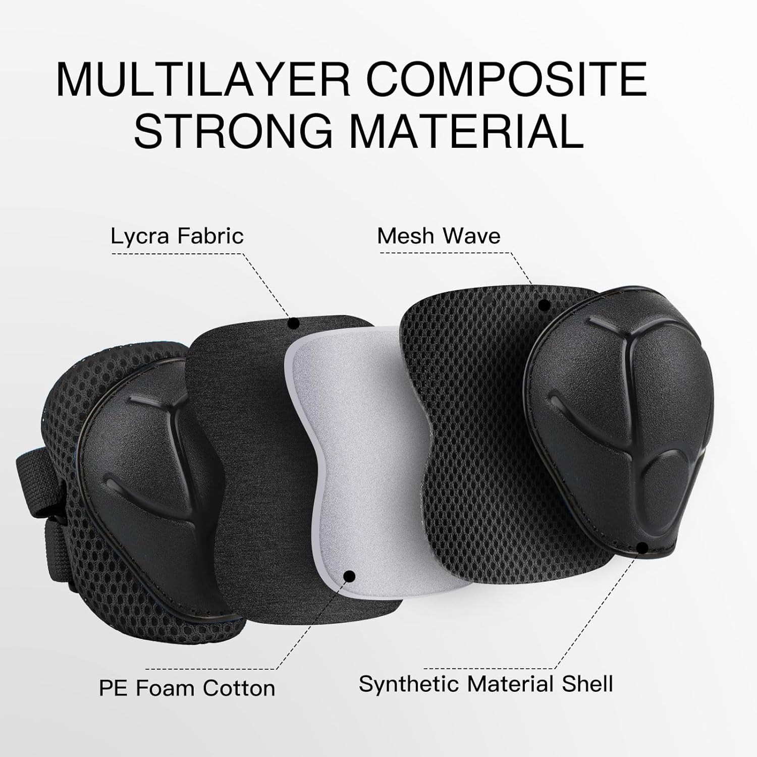 ชุดอุปกรณ์ป้องกันสำหรับเด็ก 6  - Mountain Biking Elbow Pads บทวิจารณ์และราคา