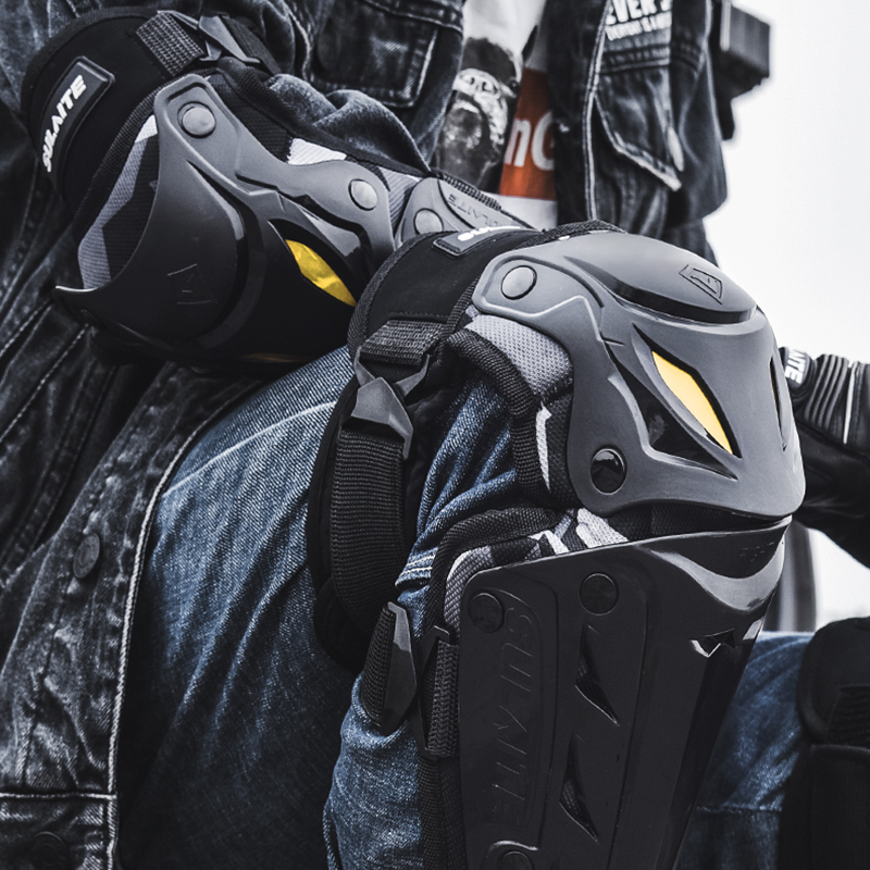สนับเข่ามอเตอร์ครอส อุปกรณ์ป้อ - Mountain Biking Elbow Pads บทวิจารณ์และราคา